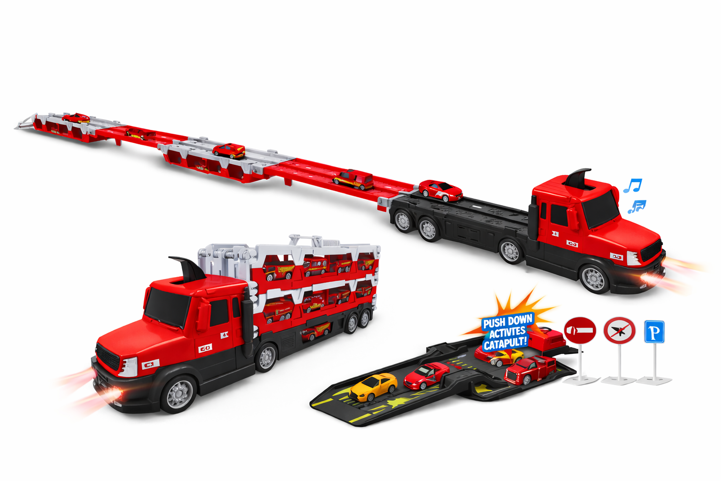 PARKING PLAY SET (FIRE ENGINE)