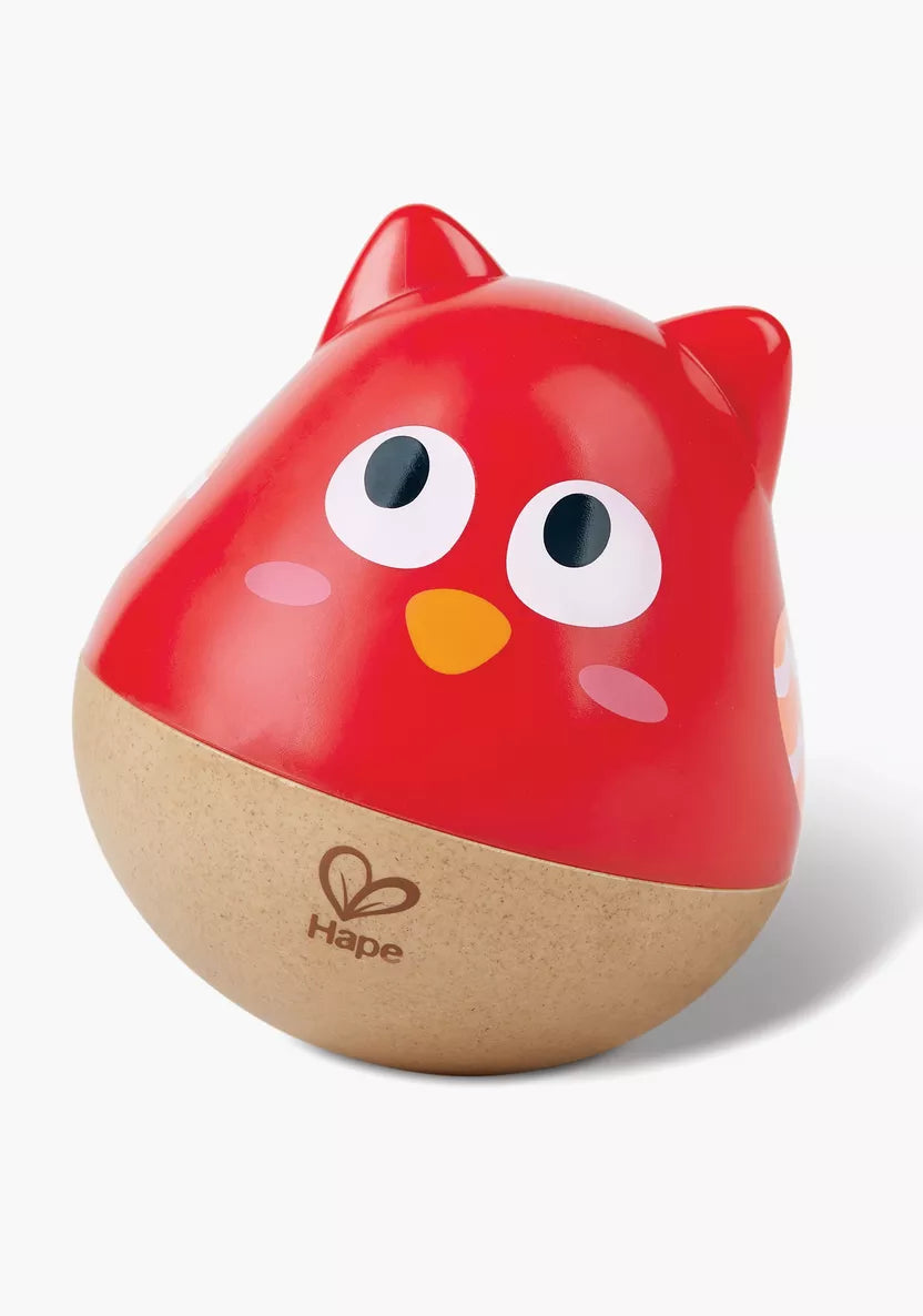 Hape Owl Musical Wobbler toy