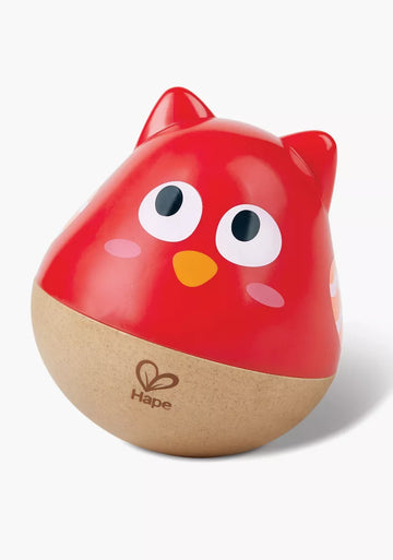 Hape Owl Musical Wobbler toy