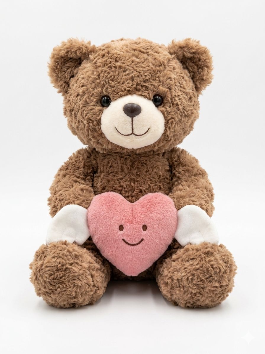 35CM Heart Little Bear Plush Doll