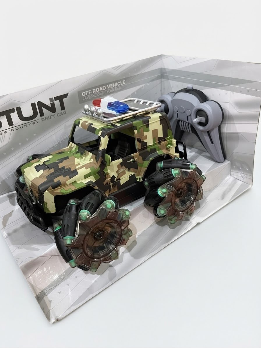 Camouflage RC Stunt Car