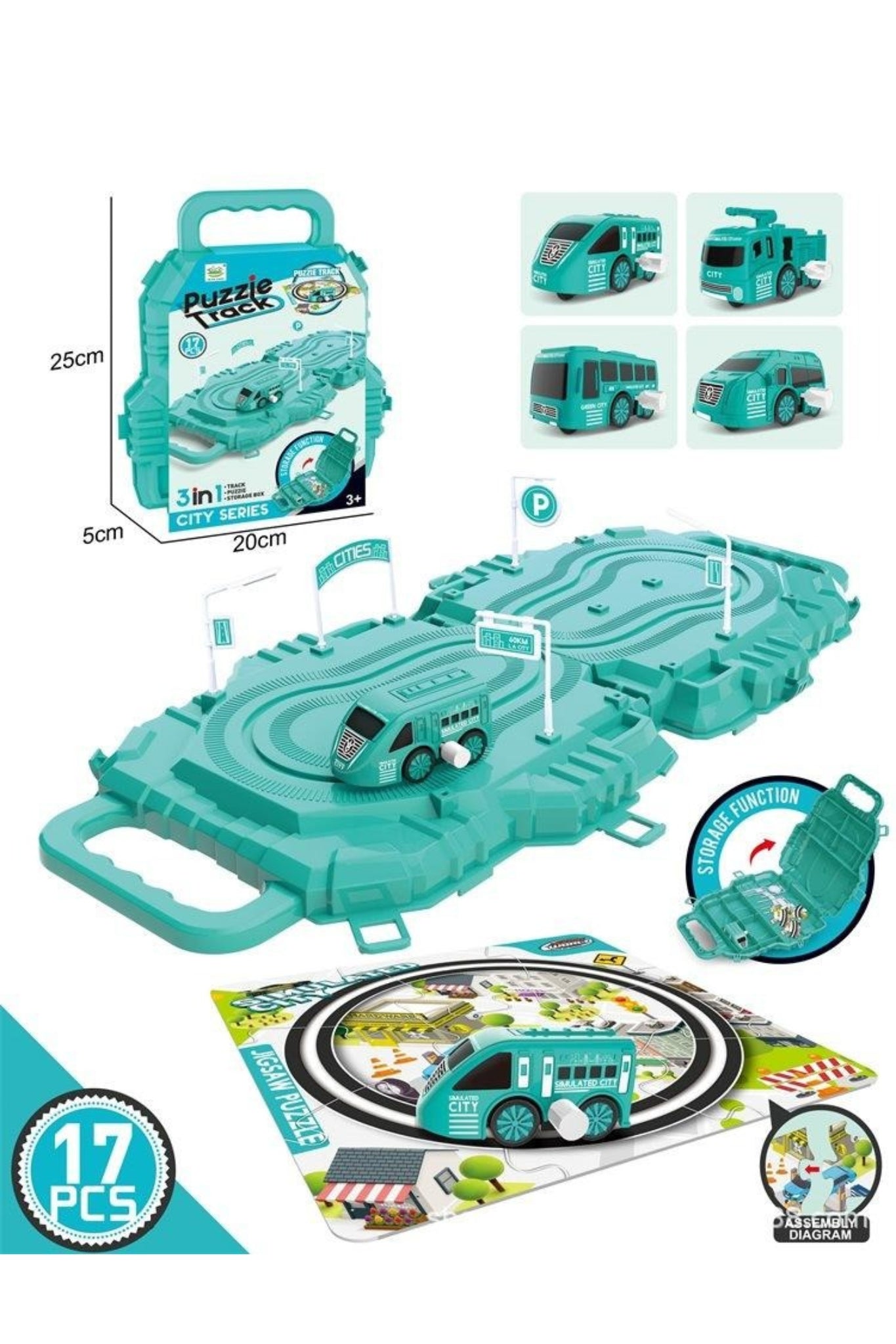 Puzzie Track 3-in-1 Collections
