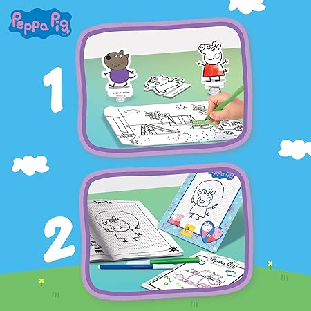 PEPPA PIG ZAINETTO COLORING AND DRAWING SCHOOL