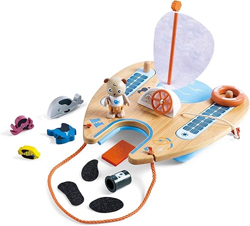 ⛵ Hape Ben’s Eco Catamaran – Sustainable Bath & Water Play Toy