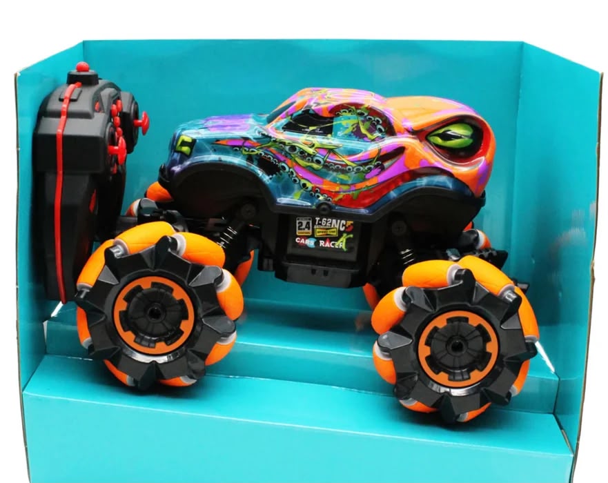 Glow-in-the-Dark RC Monster Stunt Truck