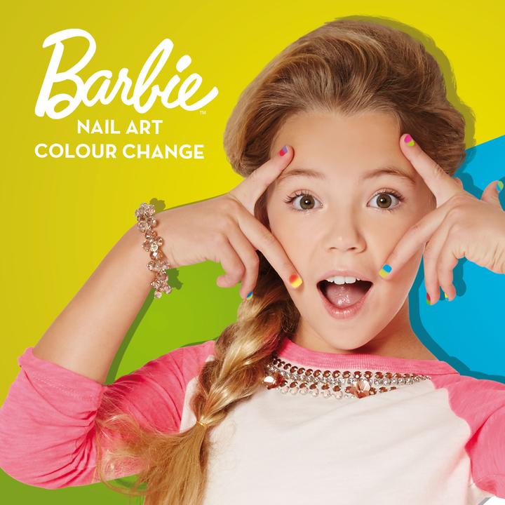Barbie Nail Art Color Change