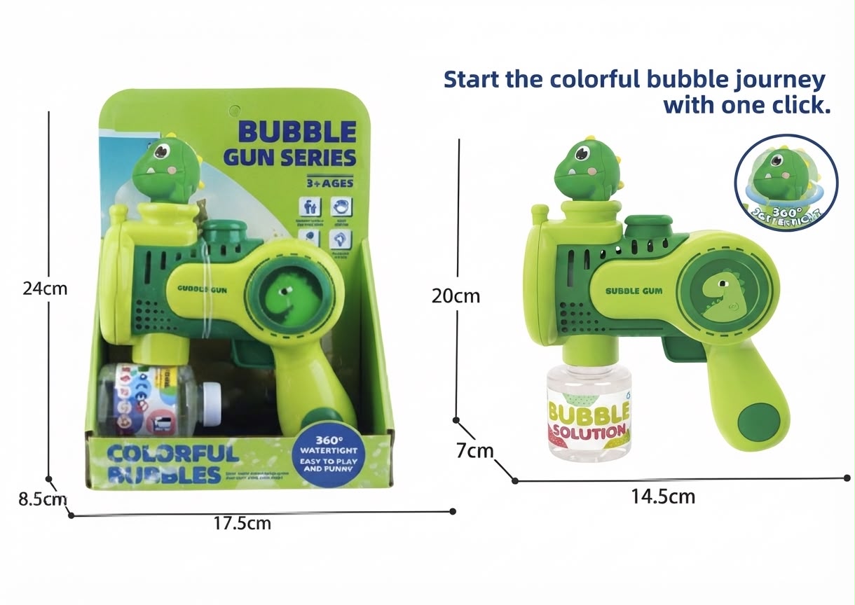 Dinosaur Bubble Gun
