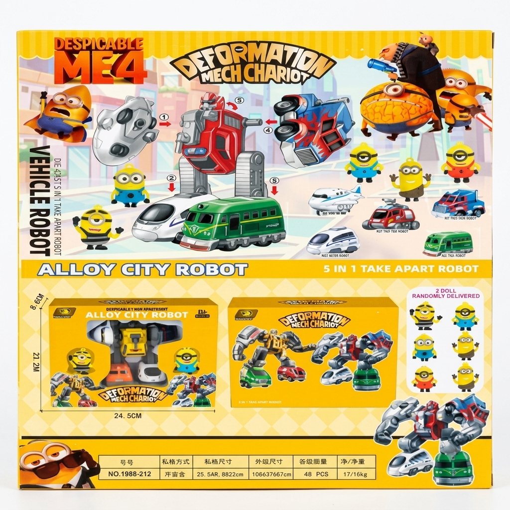 Alloy City Robot – 5-in-1 Take Apart Robot