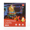 Multi-Color Waterproof 346-Socket Star Waterfall Christmas String Lights