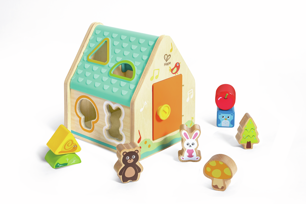 Hape Critter House Shape Sorter Toy