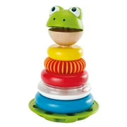 Hape Mr. Frog Stacking Rings Toy