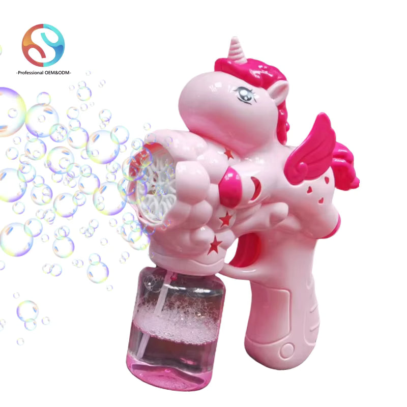 unicorn bubble gun toy