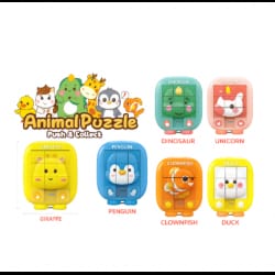 Animal sliding puzzles