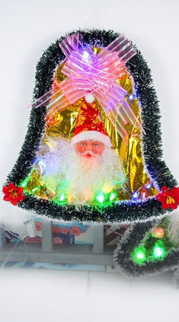 Santa Claus Bell-Shaped Christmas Hanging Decoration