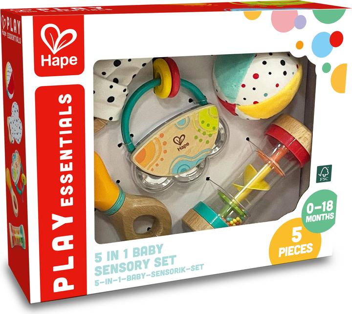 Hape 5-in-1 Baby Sensory Set