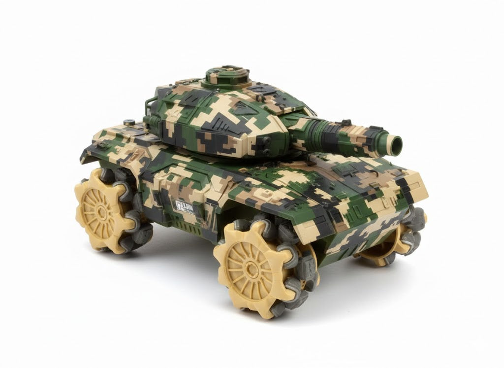 Gold Jun 4WD Drift & Climbing Tank – High-Power Action Toy