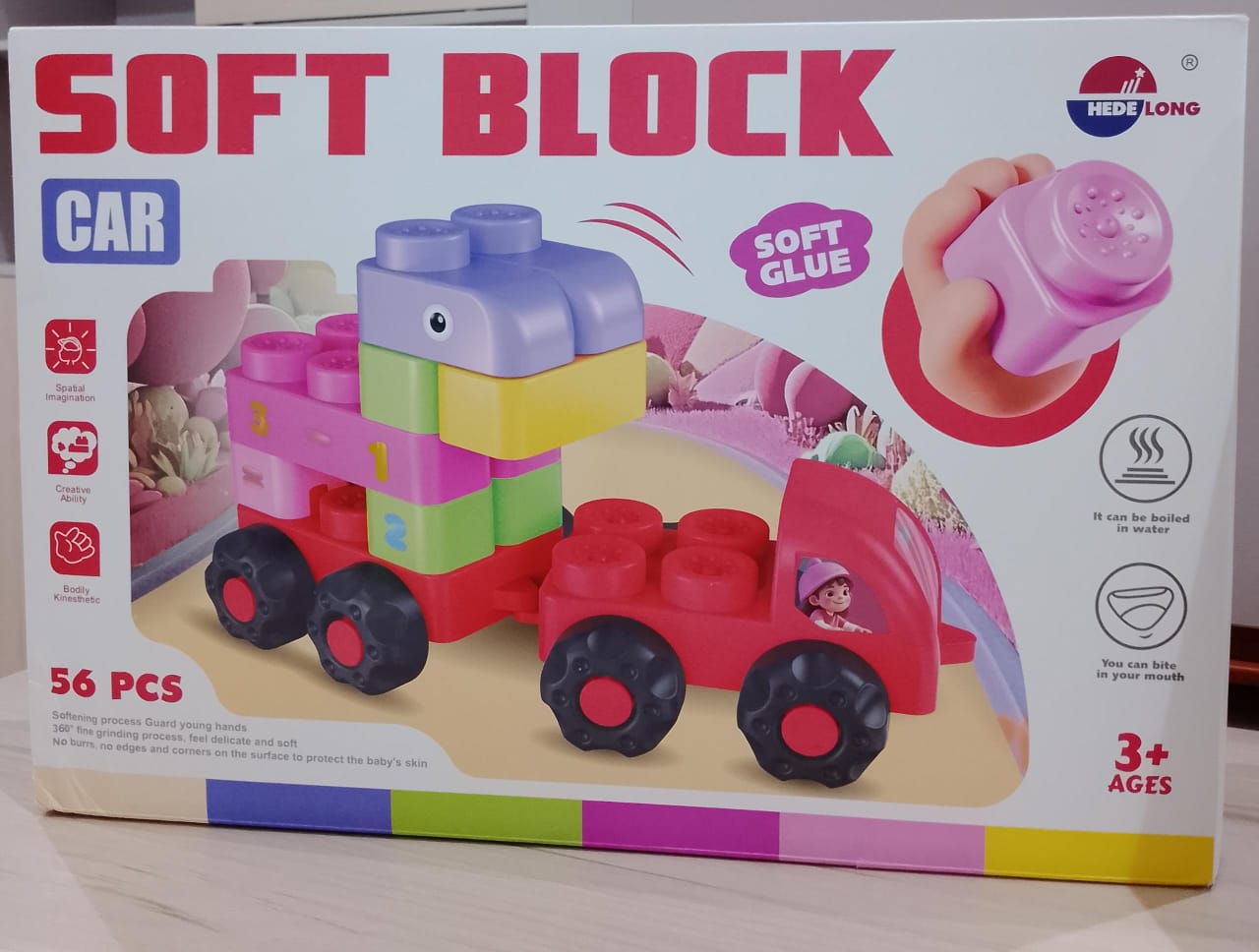 Girl Soft Block Car