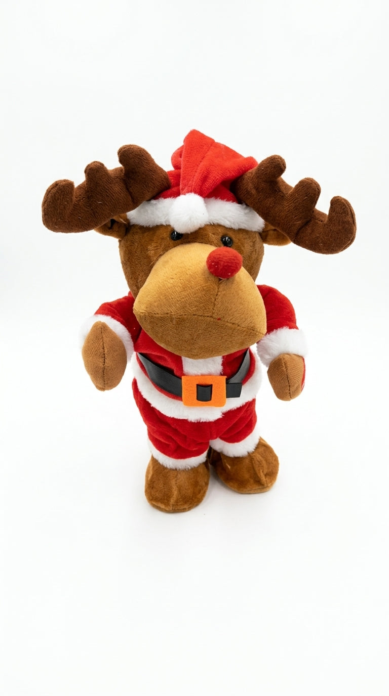Dancing Christmas Reindeer Plush Toy