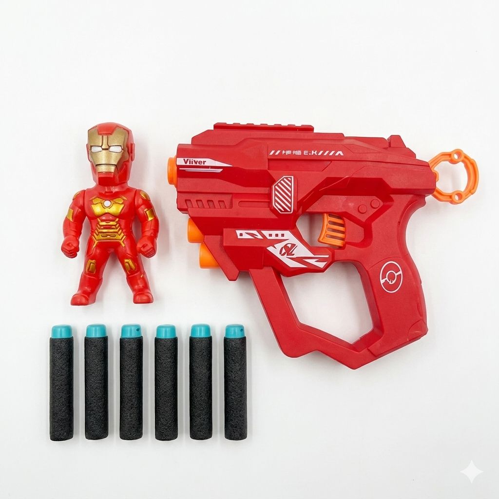 Iron Man Soft Bullet Blaster Gun