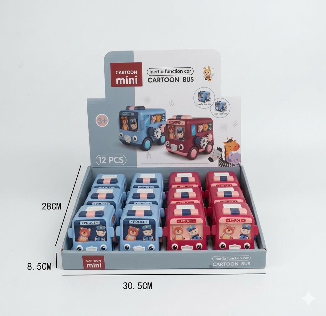 Cartoon Mini Interactive Bus