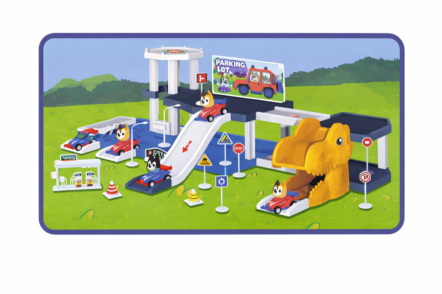 Bluiy's family parking lot