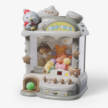 Penguin-Themed Mini Claw Machine Toy