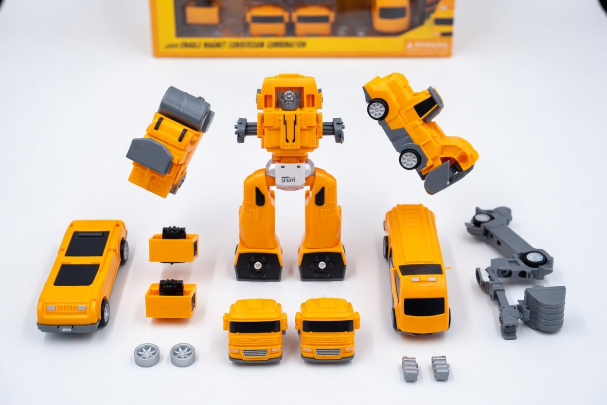 5-in-1 Tractor Robot Construction Set