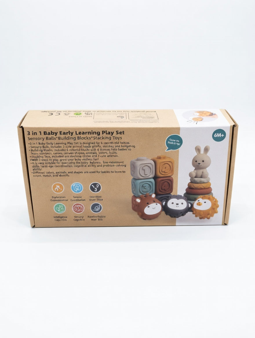 3 in 1 Baby Early Learning Play set