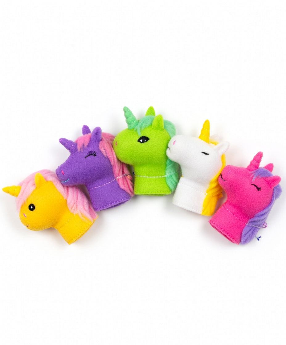 Unicorn-Themed Finger Puppets Set