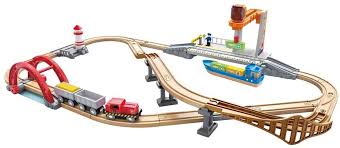 Sea And Rail Cargo Transportation Set