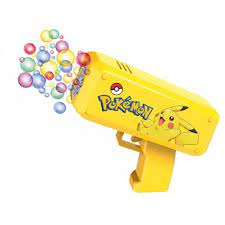 Pokémon-themed Pikachu automatic bubble gun.