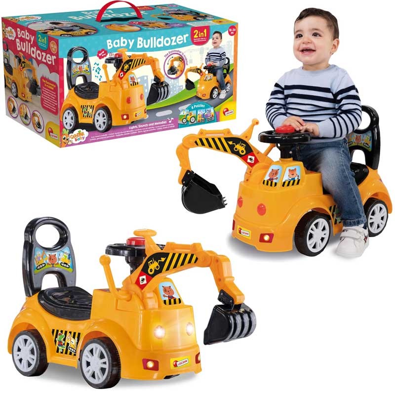 Carotina Baby Ride-On Bulldozer
