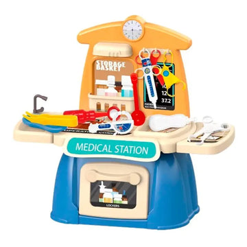 Little Doctor” Medical Station Playset (25 Pieces)