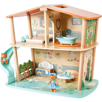 Tigers’ Jungle House (Two-Story Wooden Jungle Playset)