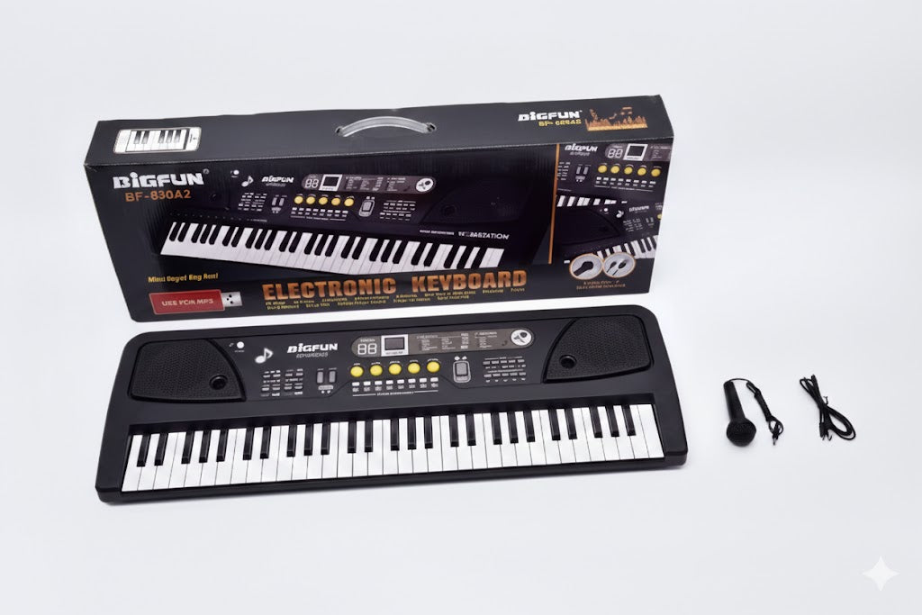 BIGFUN 61-Key Electronic Keyboard Piano for Kids