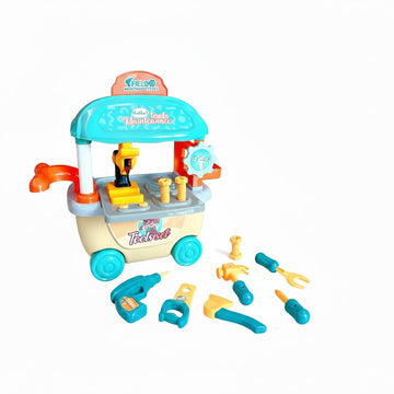 Children's Portable Tool Workbench Play Set – Pretend Engineer Roleplay