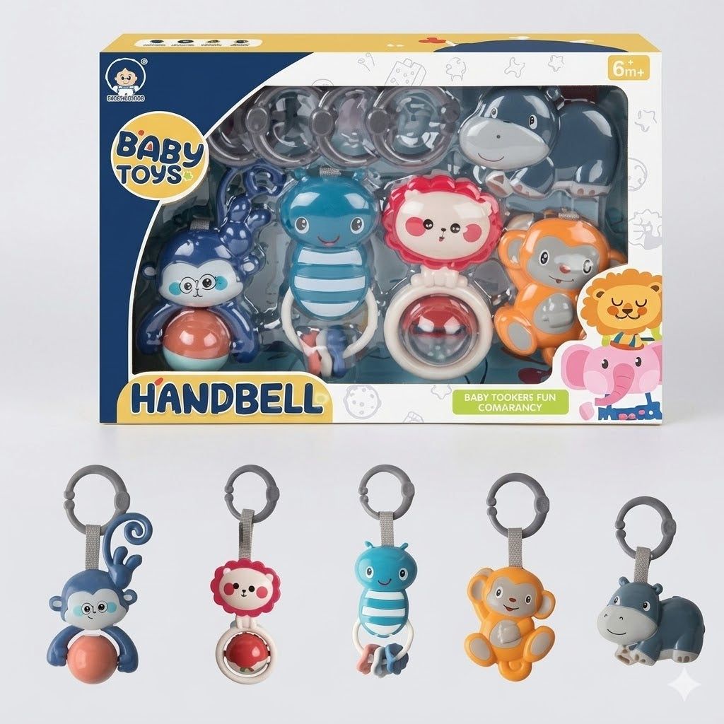 Baby Handbell Rattle Set