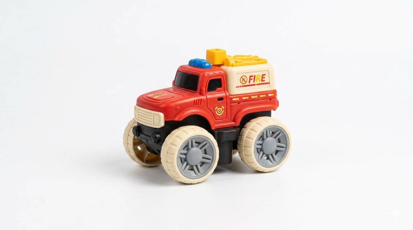 Rail fire truck