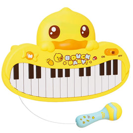 Duck piano with microphone