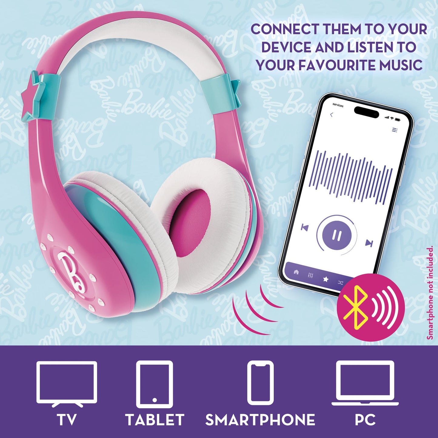 Barbie Fashion Bluetooth Headphones