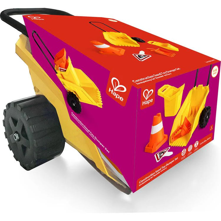 🏗️ Hape Construction Sand Toy Dumper Set – Outdoor Building Fun