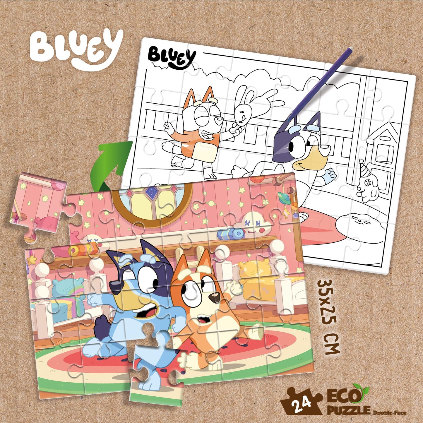Bluey: Eco Puzzle