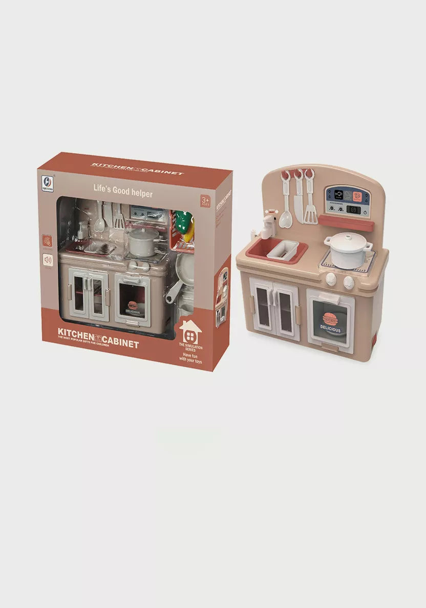 Kitchen Cabinet Toy Playset