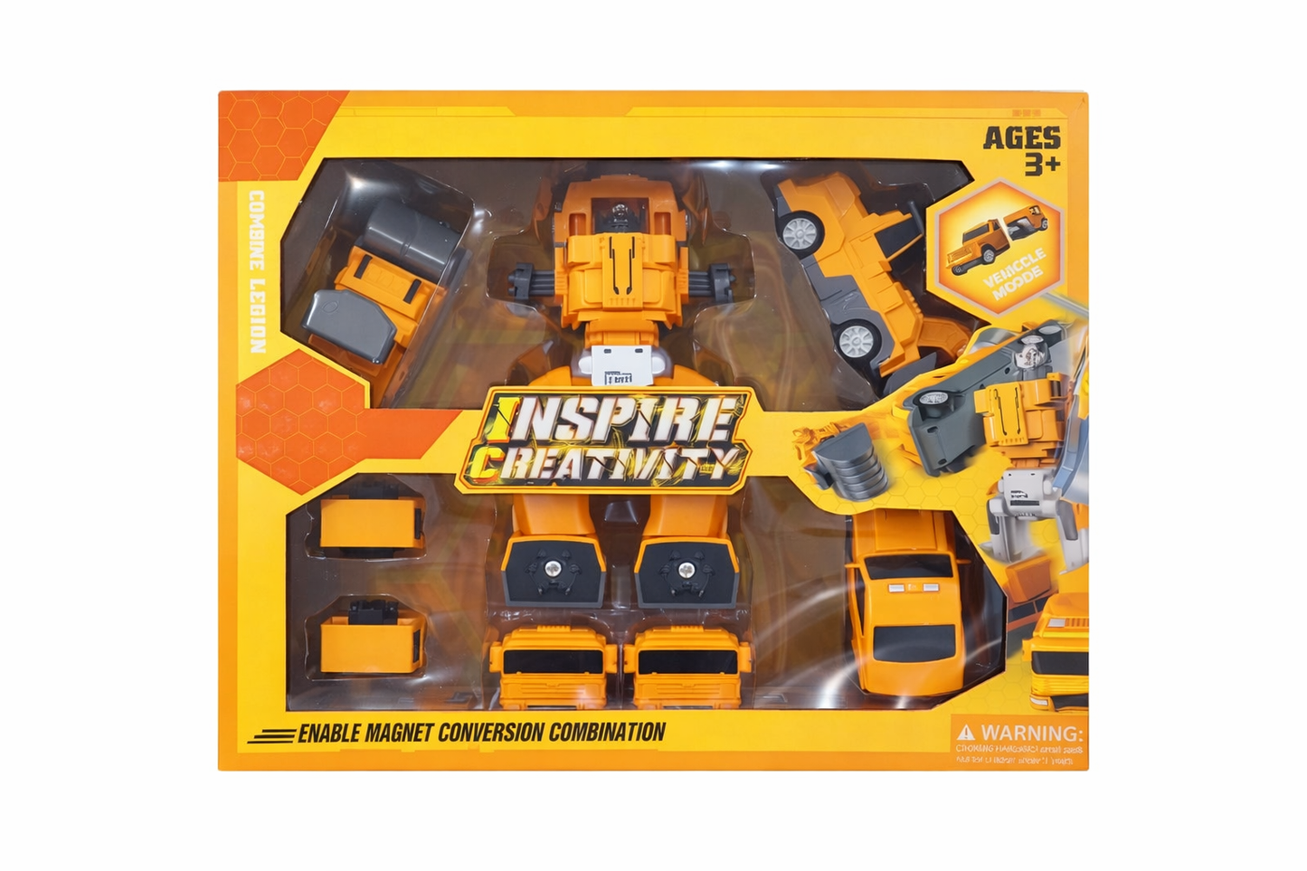 5-in-1 Tractor Robot Construction Set
