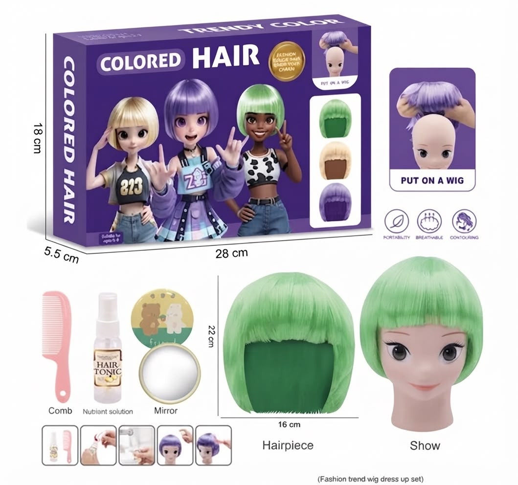 Trendy Color Hair Styling