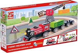 Cargo Delivery Railway Loop - Wooden Train Set