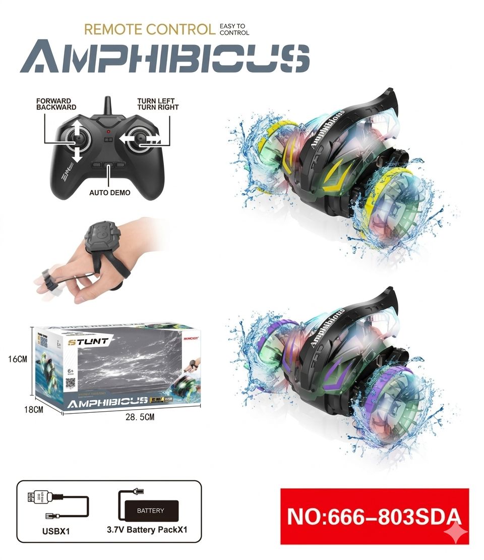 Amphibious R/C CAR