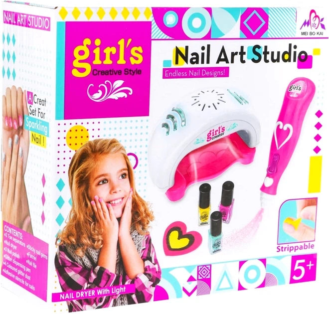 Girls Creator Nail Art Studio play set for children