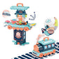 2-in-1 Train Kitchen Playset