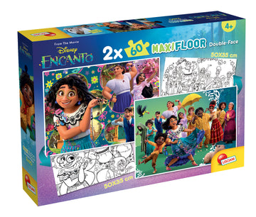 Disney Encanto Maxifloor 2 x 60 Double-Face Puzzle